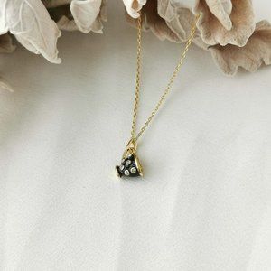 NEW Kate Spade Alice In Wonderland Teatime Gold Necklace w/dust bag